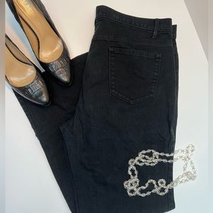 Talbots Boot Cut Black Denim Jeans